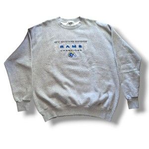 VTG 90s St. Louis Rams Crewneck Sweatshirt - Size XL